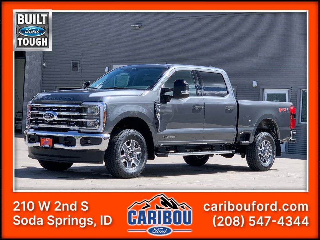 2026 Ford F-350SD Lariat in Carbonized Gray Metallic — front three-quarter view