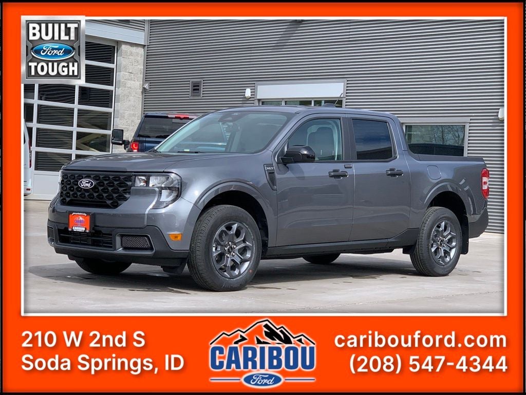 2026 Ford Maverick XLT in Carbonized Gray Metallic — front three-quarter view