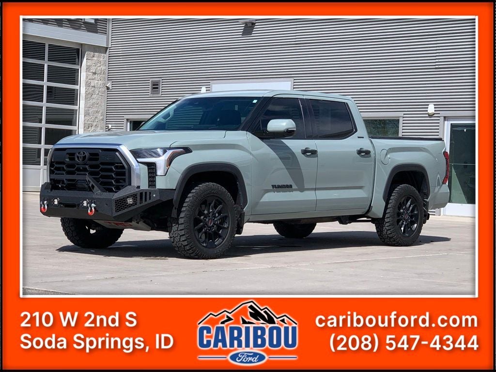 2023 Toyota Tundra Limited in Lunar — front three-quarter view
